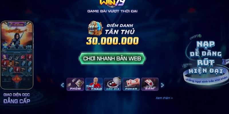 Tìm hiểu sơ bộ về cổng game WIN79